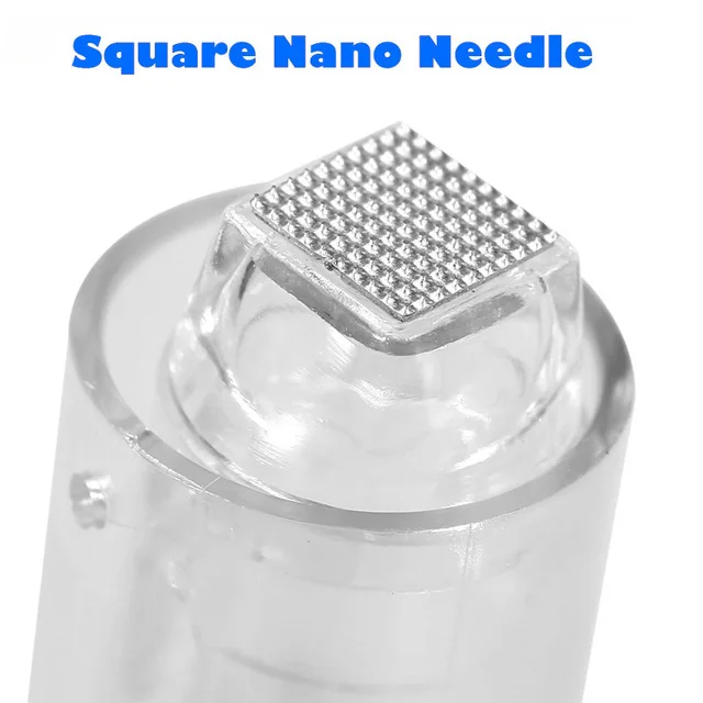 Для электрического авто микро иглы ручка уплотнение картридж 10 шт. бровей татуировки роторный макияж Перманентная игла иглы нано советы 13 типов - Габаритные размеры: Square nano needle