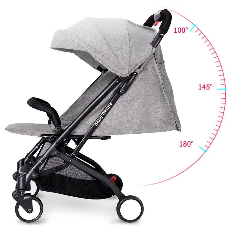 2017 Brand New 4 in 1 Newbore Umbrella Pram Lightest Portable Baby Strollers Four Wheels Anti-Shock One Key Folding Cart12