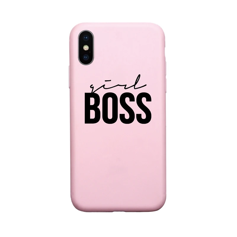 Классный мягкий чехол для телефона для iPhone 11Pro Max 7 8 Plus 6 6S Plus 5 SE X XS Max XR Phone MOM BOSS HONEY Cover Fundas Coque Shell