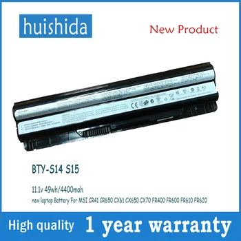 

11,1 V 49wh BTY-S14 New original laptop battery for MSI BTY-S15 FX700 FX420 FX603 FR700 CR41 CR650 CX650 series
