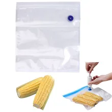 5 шт./лот, многоразовые полиэтиленовые вакуумные пакеты с наклейками, сумка для хранения продуктов на молнии, сумки для хранения пищевых продуктов, дорожные уплотнительные сумки