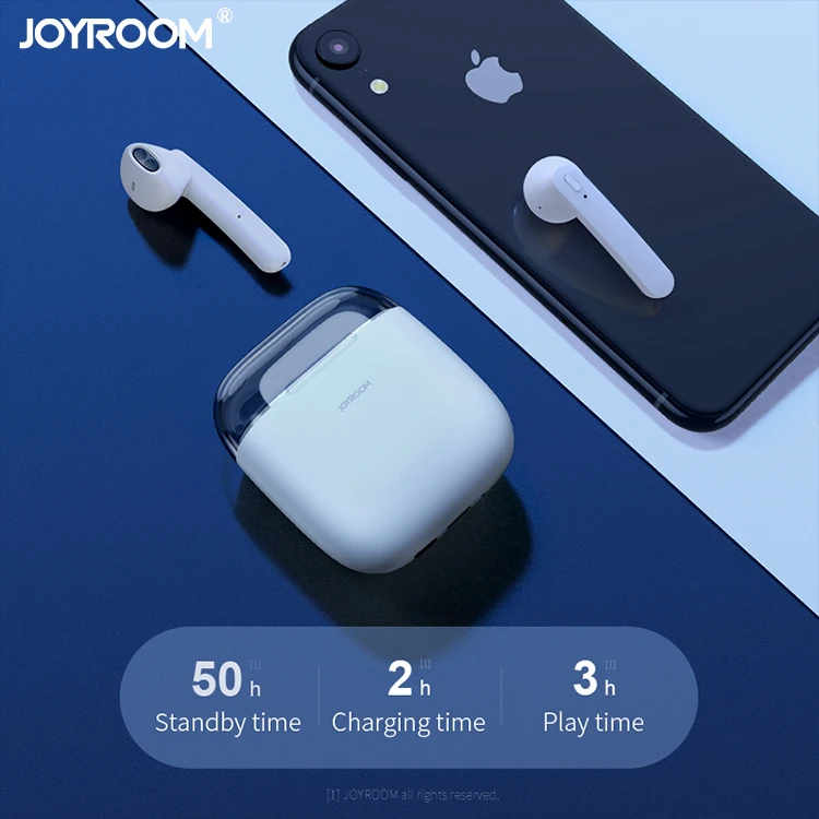 Joyroom Bluetooth беспроводная гарнитура 4,2 Handsfree Mini Tws Bluetooth наушники-вкладыши беспроводные стерео водонепроницаемые с микрофоном