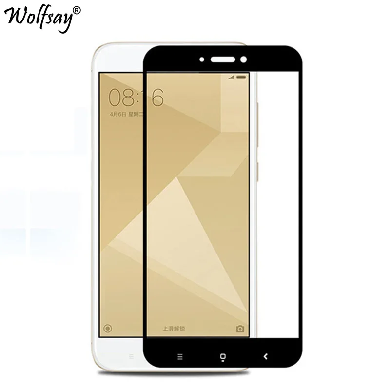 

2PCS Tempered Glass Xiaomi Redmi 5A Screen Protector Anti-Explosion Full Cover Film For Xiaomi Redmi 5A Glass Film 5.0" Wolfsay