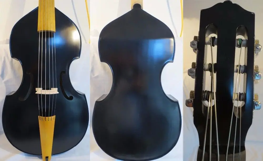 Песня брена маэстро головка гитары 6 струн 2" viola da gamba, черный цвет