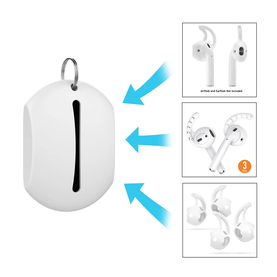 Чехол для наушников Ahastyle силиконовый чехол Airpods защитный аксессуары
