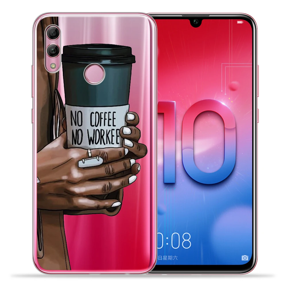 Чехол для Huawei Honor 8x Fashion Girl Woman For 9 Lite 10 8 8c 8lite 7A 7C 5 7 Pro7 7X 6X 6A|Бамперы| |