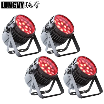 

Free Shipping 4pcs/Lot 18x12w RGBW 4IN1 Zoom LED Par Light DMX512 Professional Stage Dj Lighting