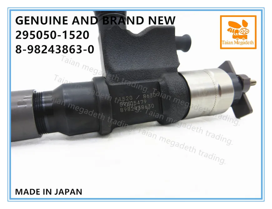Подлинный и абсолютно инжектор топлива COMMON RAIL 295050-1520, 8-98243863-0