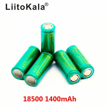 

LiitoKala Lii-14A 18500 1400 rechargeable Battery 18500 battery 3.7V For lashlight Wholesale Safe Li-Ion