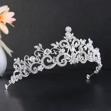 Bridal tiara pearl rhinestone crown wedding hair accessories hairband crown bridal hair jewelry