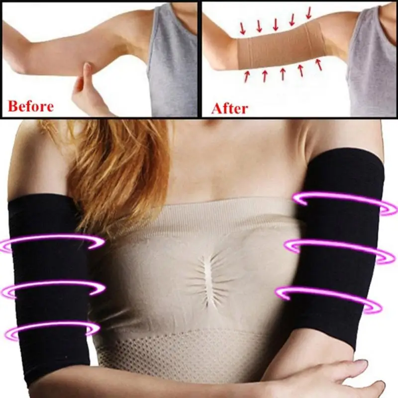 1 pair Slimmers Wrap Belts Arm Sleeves Women Weight Loss Fat Buster Off Cellulite Arm Shaper Slimmer Wraps Belt Beauty RP2