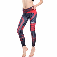 Женские Эластичные Обтягивающие штаны с принтом из волокон Redevil для тренировок в тренажерном зале для йоги бега занятий спортом леггинсы для фитнеса дропшиппинг
