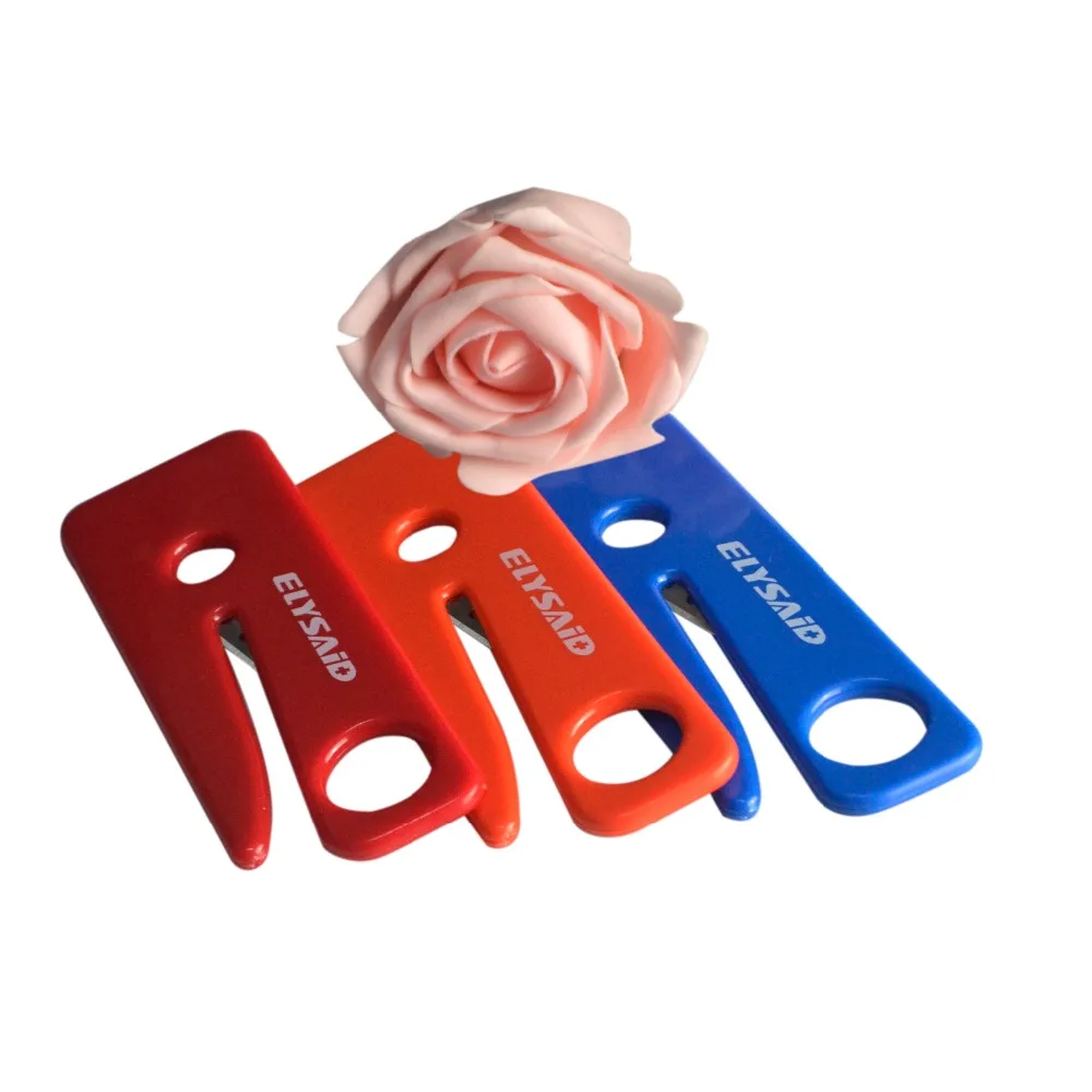 10Pcs New Safety Seat Belt Cutter Emergency Survival Car Escape Knives Stainless Steel Blade Plastic Rescue Knive For First Aid