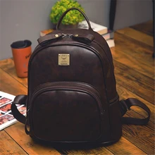 Мода 2017 г. Для женщин Винтаж из искусственной кожи Малый Рюкзаки для BookBag леди рюкзак школьный Колледж женский Meninas Рюкзак Mochila