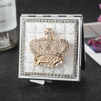 

Mini Pocket Cosmetic makeup mirror,2 Sides Foldable hand compact mirror make up Crown,Wholesale Party Favors Gifts Souvenirs