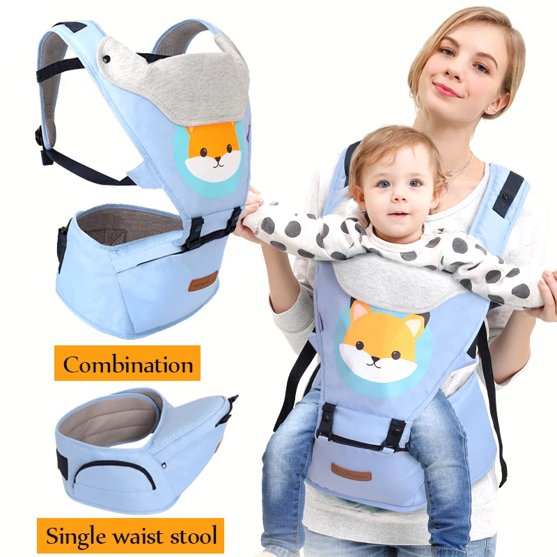 Baby Carriers Ergonomic Carrier Backpack Hipseat For Newborn And Prevent O-type Legs Sling Baby Kangaroos Wrap Waist Stool (9)