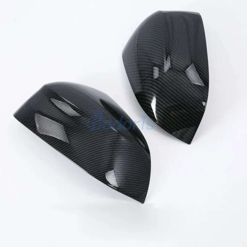 For BMW X5 F15 Carbon Fiber Side Rear View Overlay View Door Mirror Cover Car Styling Accessories