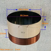 1 шт. Высококачественная звуковая катушка для JBL 2242 H, JBL 2226 H, JBL2206H 8 Ом, JBL STX series 99,3 мм
