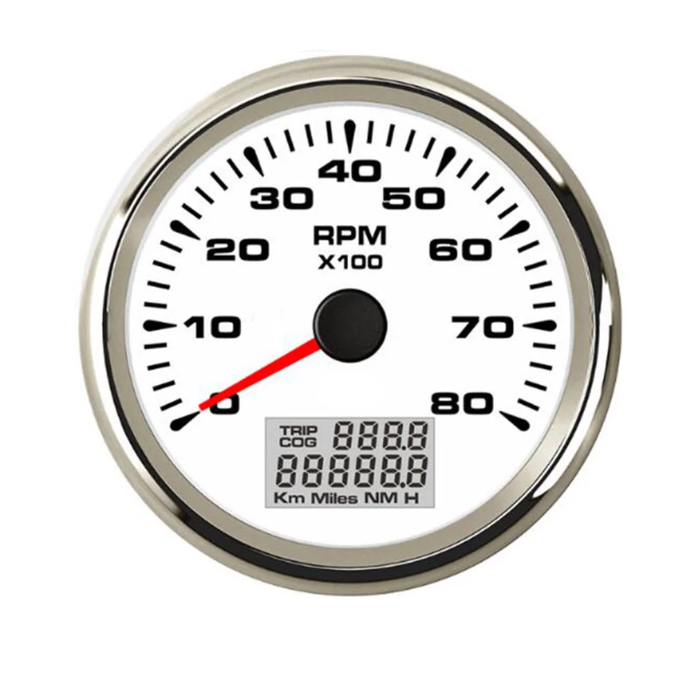 Marine 85mm Tachometer Car Truck Boat Tacho Gauge With LCD Digital Hourmeter Waterproof 3000/ 8000 RPM Tachometer Gauge 7 Color Marine 85mm Tachometer Car Truck Boat Tacho Gauge With LCD Digital Hourmeter Waterproof 3000/ 8000 RPM Tachometer Gauge 7 Color
