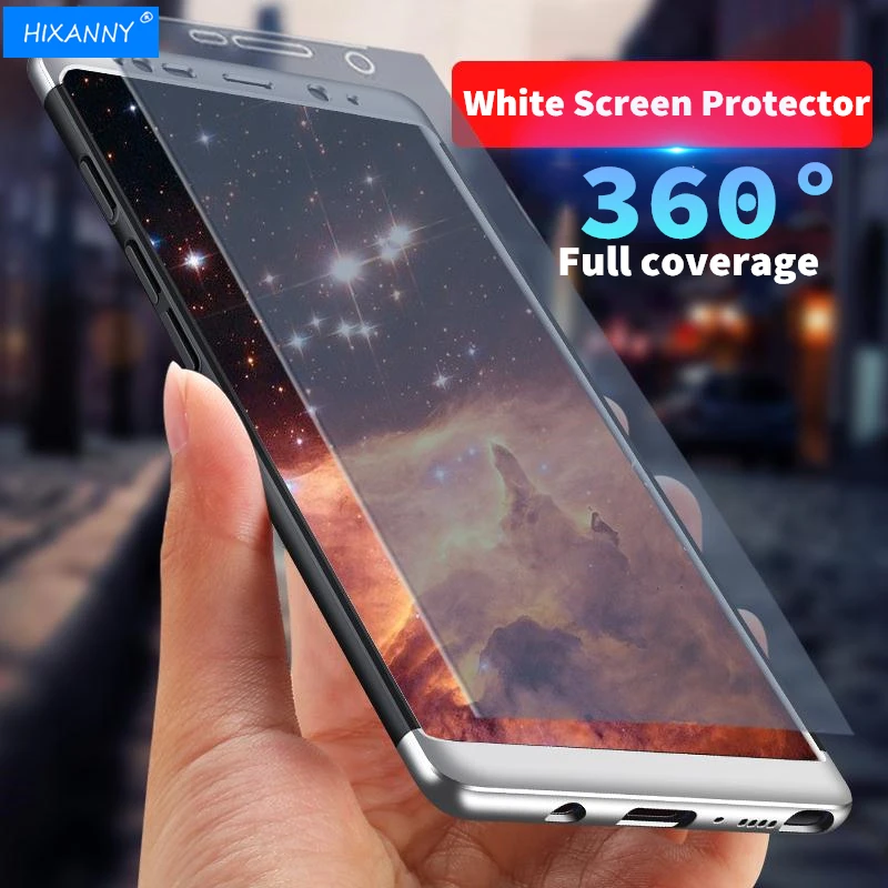360 Degree Protection Cases for Samsung S7 Edge case matte PC full body For galaxy note8 s8 Plus whith Screen Protector |