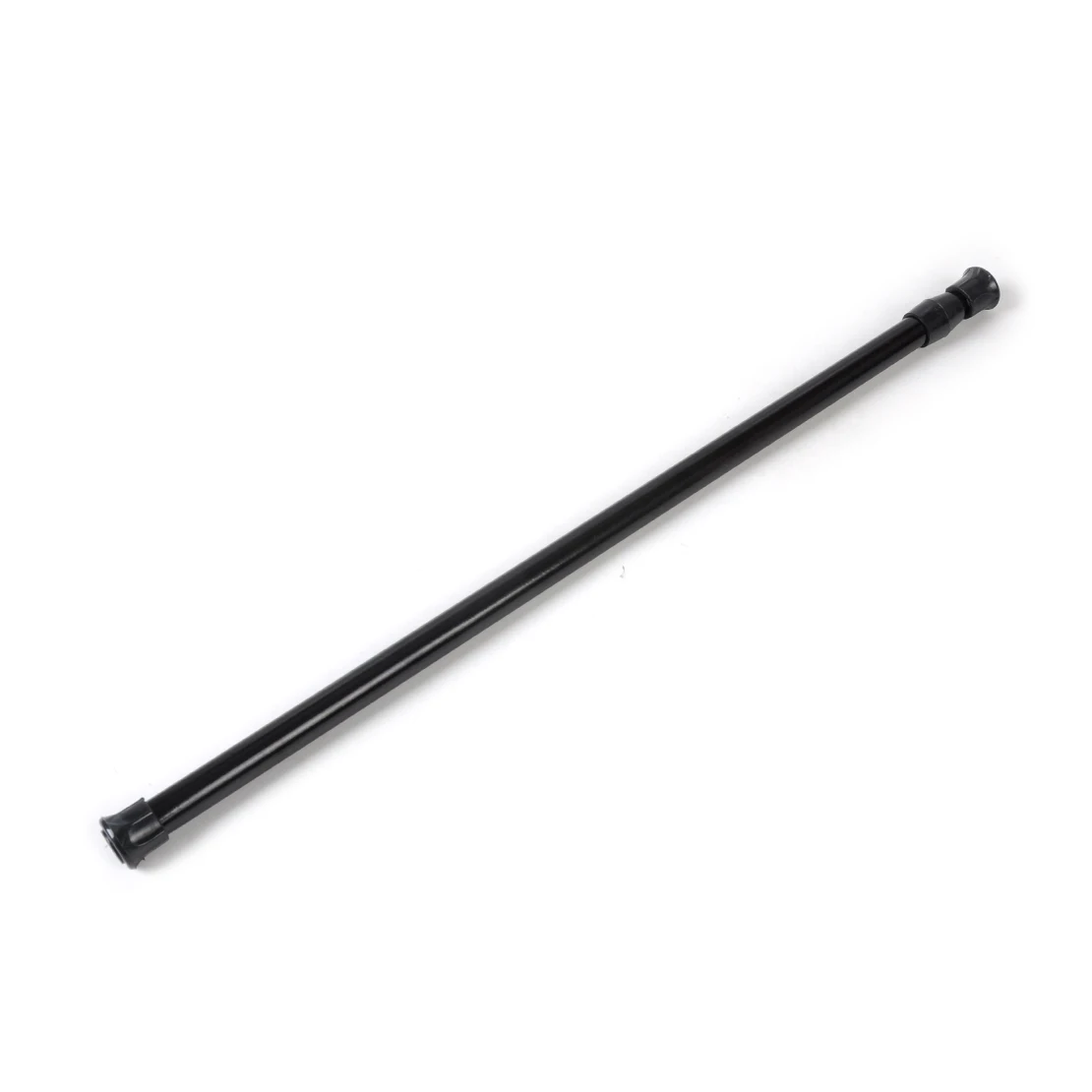 40-70cm black Раздвижная Регулируемая штанга из углеродистой стали для ванной комнаты, пружинная Натяжная штанга для занавесок для душа, оконная занавеска - Цвет: 40-70cm black