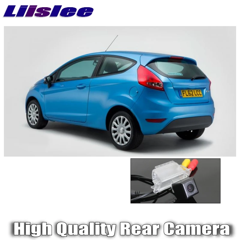 LiisLee Автомобильная камера заднего вида для Ford Fiesta 2008 ~ 2020 Высокое качество ночного