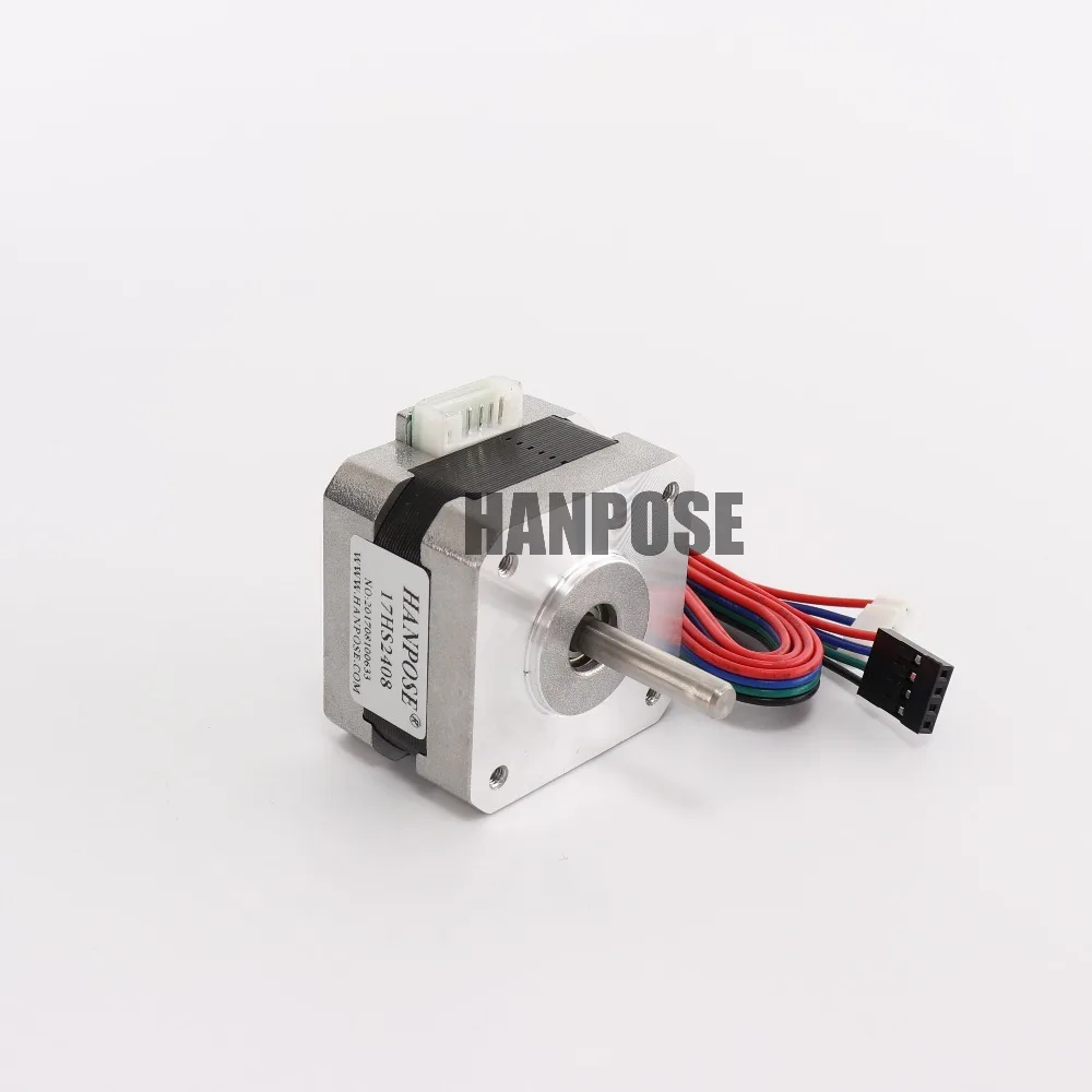 1 قطع 17HS2408 4-الرصاص نيما 17 محرك متدرج 42 موتور 42 BYGH 0.6A CE CNC الليزر و 3D طابعة