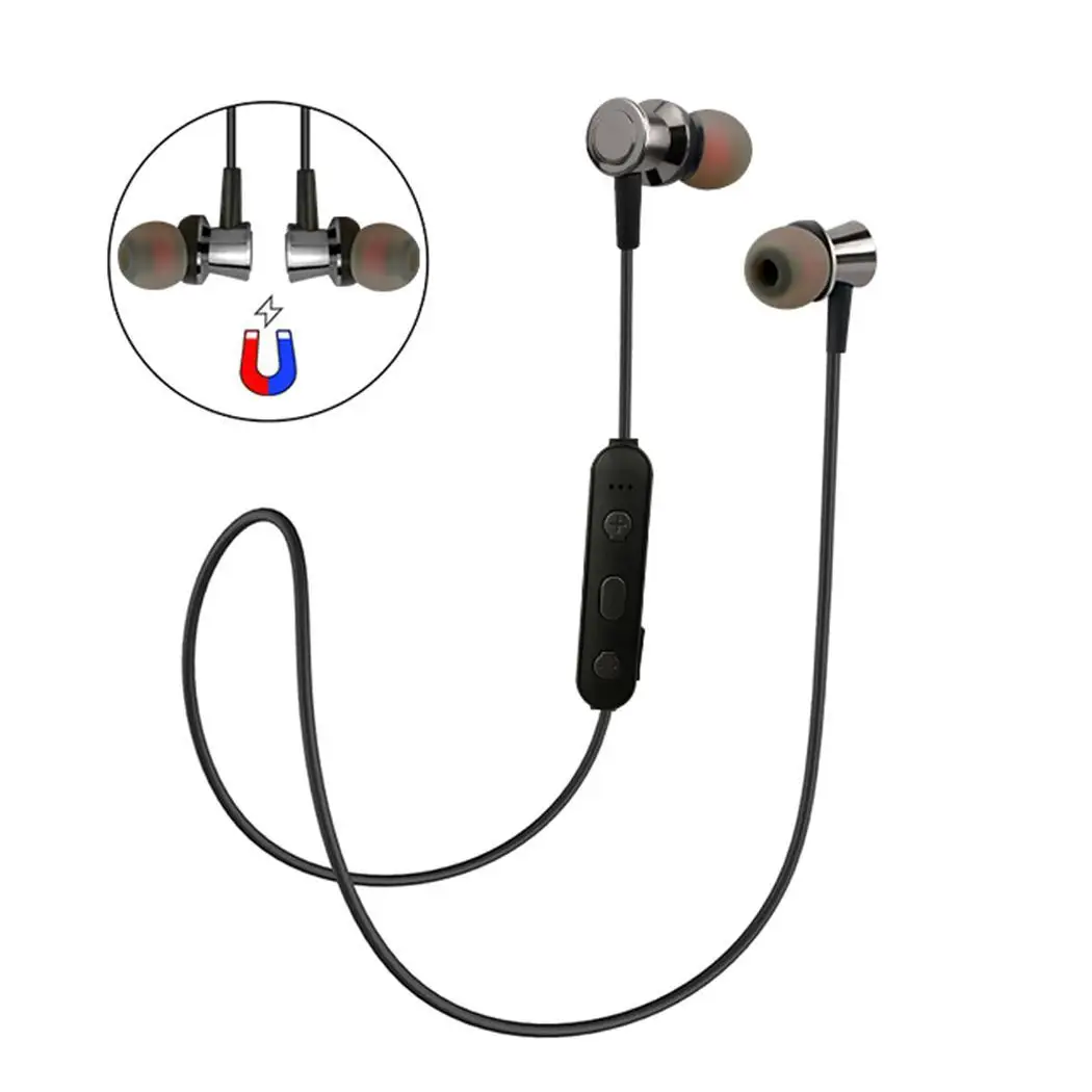 

S09 Bluetooth Earphone Wireless headphone Magnet Earbuds With Microphone Stereo Auriculares Bluetooth Earpiece for Phone
