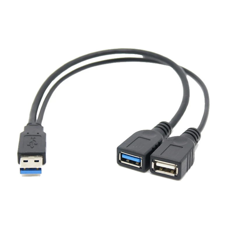 30 см USB 3 0 1 папа к двойному гнездовой концентратор данных питания адаптация