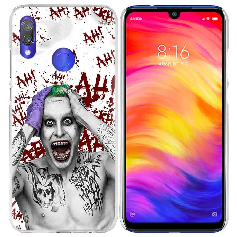 Отряд Самоубийц Джокер Харли чехол для Xiao mi Red mi Note 8T 7 6 6A Pro S2 5 5A 4X mi Note10 A1 A2 9 8 lite F1 Жесткий ПК чехол для телефона - Цвет: 04