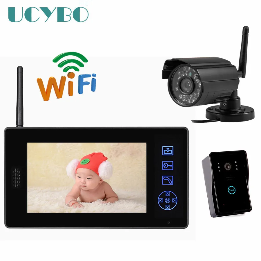 7\ lcd Wireless Video Door Phone Intercom Home Security camera system Doorbell doorphone video recording door intercom Monitor 7\ lcd Wireless Video Door Phone Intercom Home Security camera system Doorbell doorphone video recording door intercom Monitor