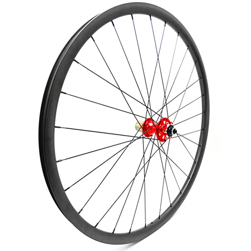 29er QR Asymmetry carbon mtb wheels 27.4mm red D792SB 800g rear mtb hub