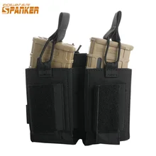 Отличный Элитный бизань тактический Molle подсумок AK M4 пистолет двойной подсумок Пейнтбол игровое оборудование сумка