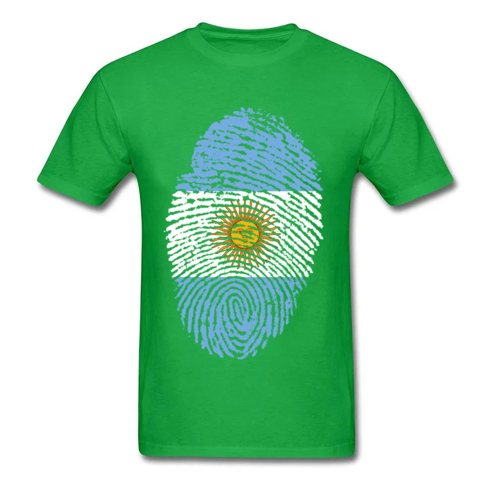 Argentina Flag Fingerprint_green