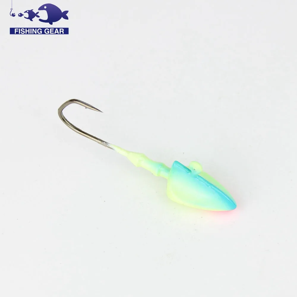 14g fishing lead jig head hook 3pcs sea bass ice carp fishing hooks lead head triangle jig head bait fishing leurre peche pesca  (17)
