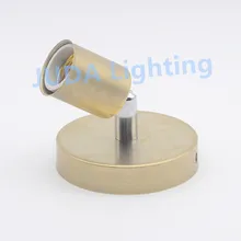 Латунный патрон для лампы потолок поднялся медного потолка навес с E27 разъем керамический держатель для Ретро Винтаж люстры бра