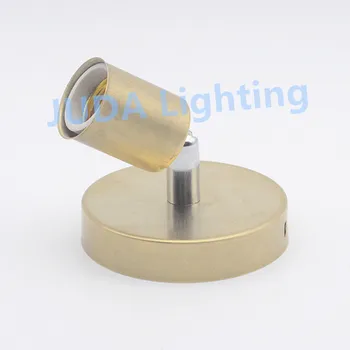 

Brass lamp base ceiling rose copper ceiling canopy with E27 socket ceramic lamp holder for retro vintage chandelier wall lights