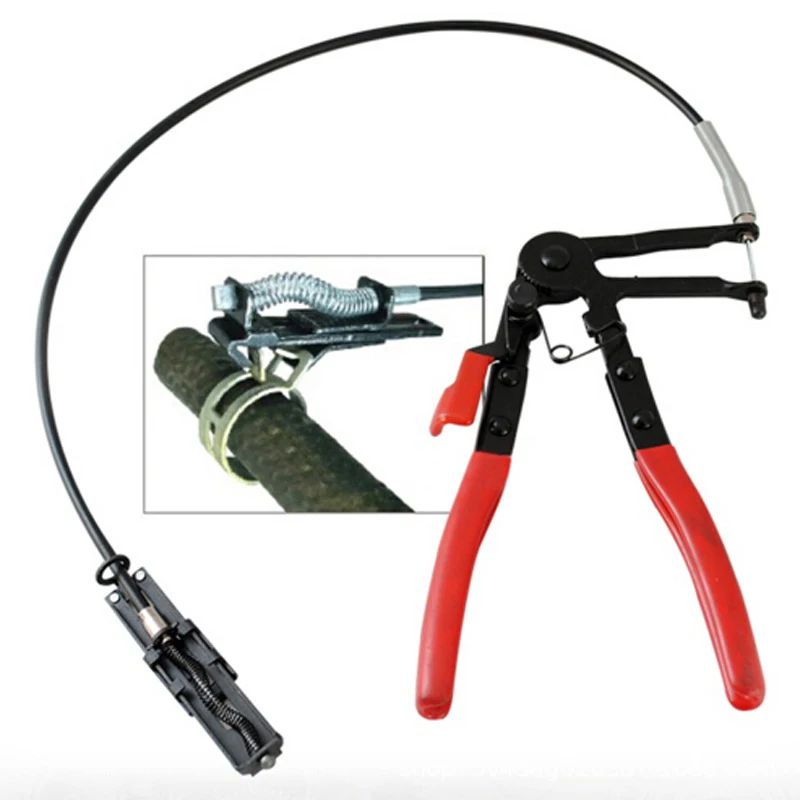

Hose Clamps Pliers Auto Vehicle Wiring Cable Type Flexible Clamping Pliers Tool Wire Long Reach Hose Clamp Removal Tool