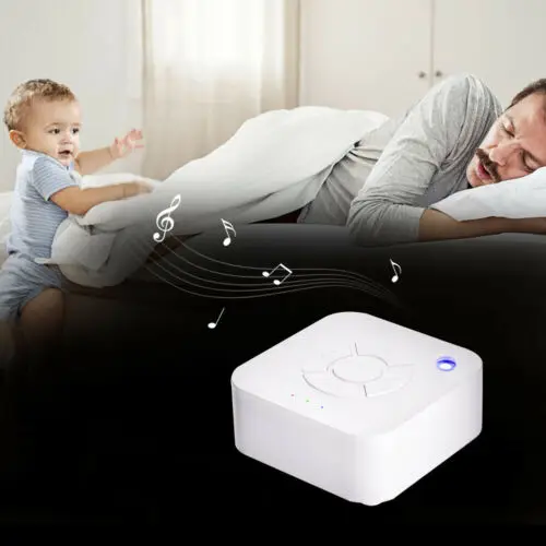 Звуковой аппарат белый генератор шума спа легкий сон ребенок дождь для расслабления для лечения детей
