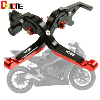 

Wtih LOGO VT 1100 Motorcycle Folding Extendable CNC Moto Adjustable Clutch Brake Levers For Honda VT 1100/C2 Ace 1995-1999