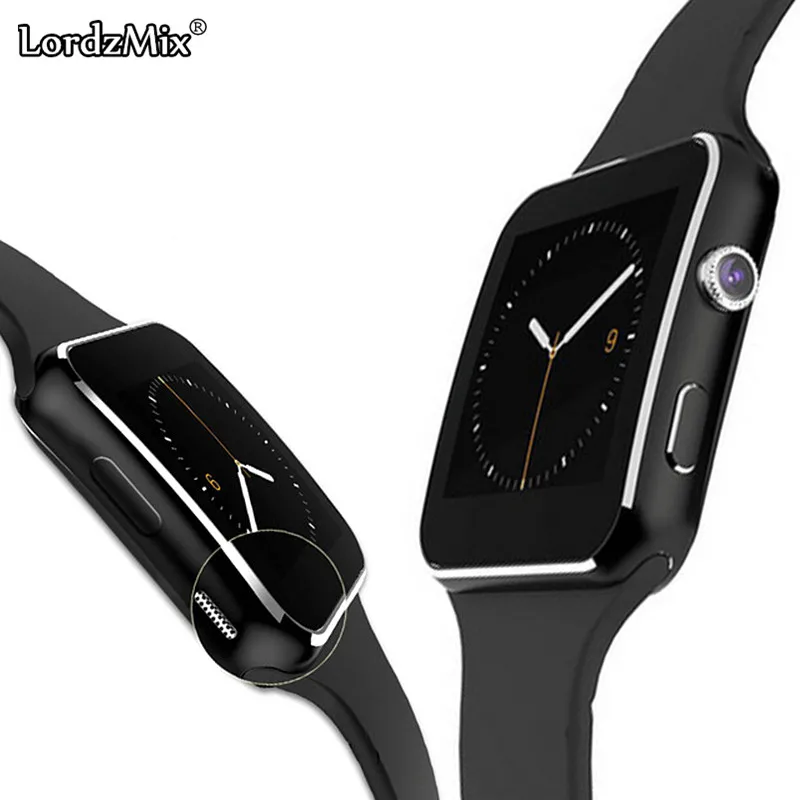 Bluetooth Смарт часы спортивные Шагомер X6 Smartwatch с камерой поддержка сим карты Whatsapp