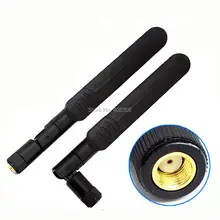 2 шт. 8dBi 2,4 ГГц 5 ГГц 5,8 ГГц двухдиапазонный WiFi RP-SMA антенна беспроводной маршрутизатор