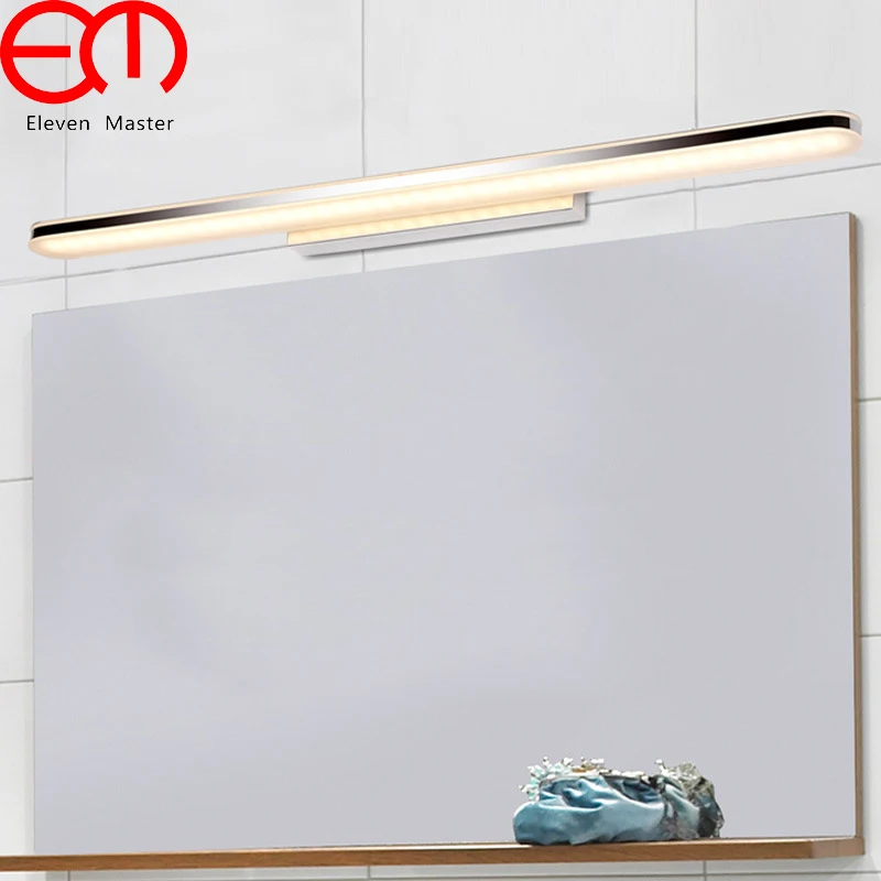 

Mirror lamp wall light led Simple Fashion Anti-fog and Moisture Acrylic Dressing Table Toilet Bathroom LED Mirror Lights KML0016