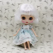 Цельная кукла без одежды blyth кукла белые волосы фабричная кукла Модная Кукла подходит для DIY Изменить игрушка BJD для девочек