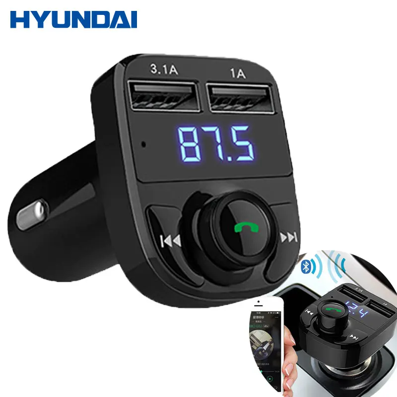 Black FM Transmitter MP3 Dual USB 3.1A Quick Charger Handsfree Calling Wireless Bluetooth Aux Audio Receiver Adapter 4.0 Car Kit |