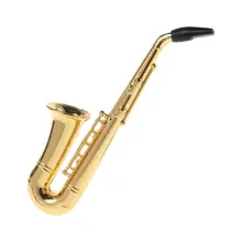 Детский реквизит для фотосъемки, металлический саксофон, золотой высокий, имитация новорожденного, фото, фотосъемка, фон сделай сам, игрушки, принадлежности