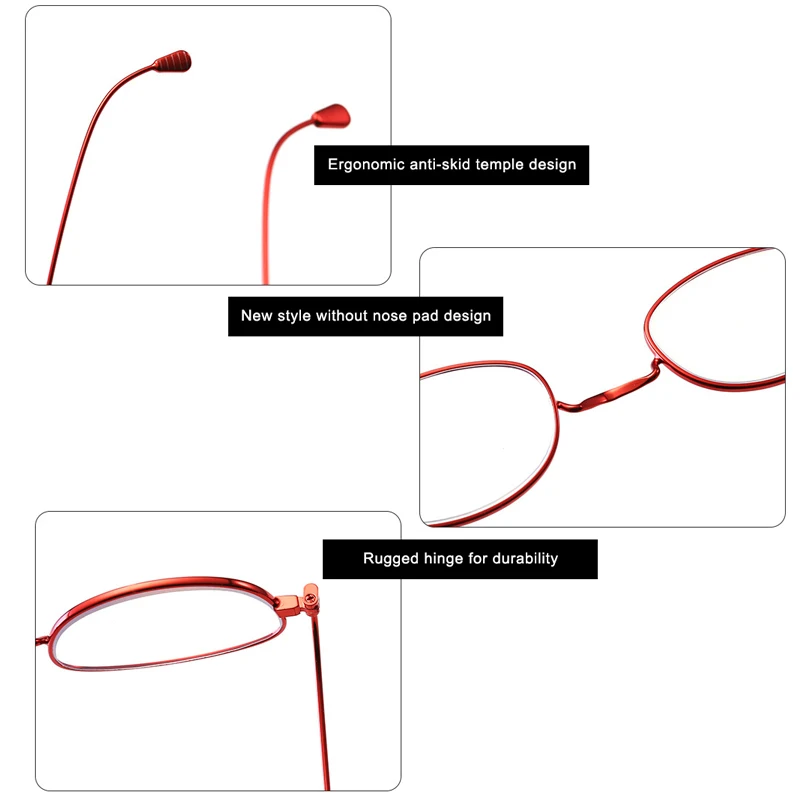 Бланш Мишель унисекс с защитой от УФ-светильник тонкие очки для чтения Для мужчин Для женщин Нержавеющая сталь оправы для очков, 1,0 1,5 2,0 2,5 3,0 3,5