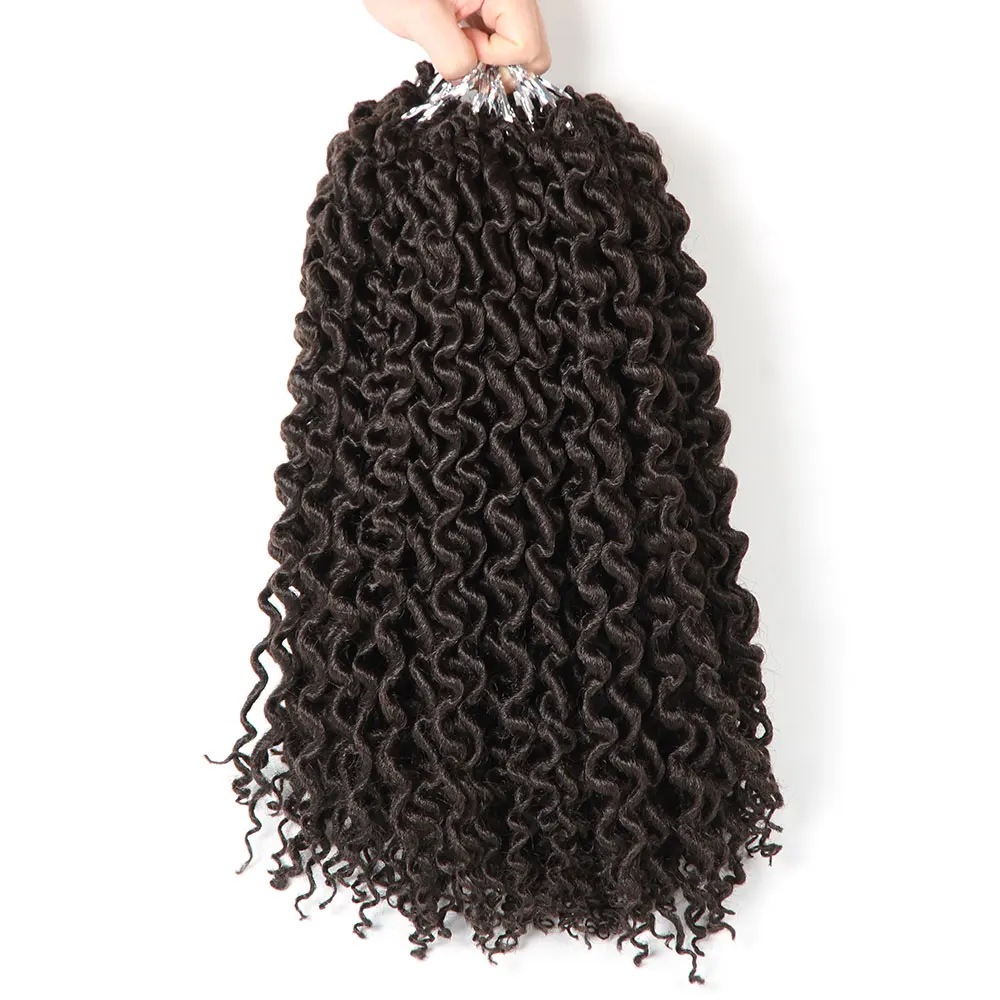 Saisity синтетические косички для наращивания плетения наращивание волос кудрявый искусственные локоны в стиле Crochet дреды глубокий Faux locs Джамбо, коса - Цвет: #4