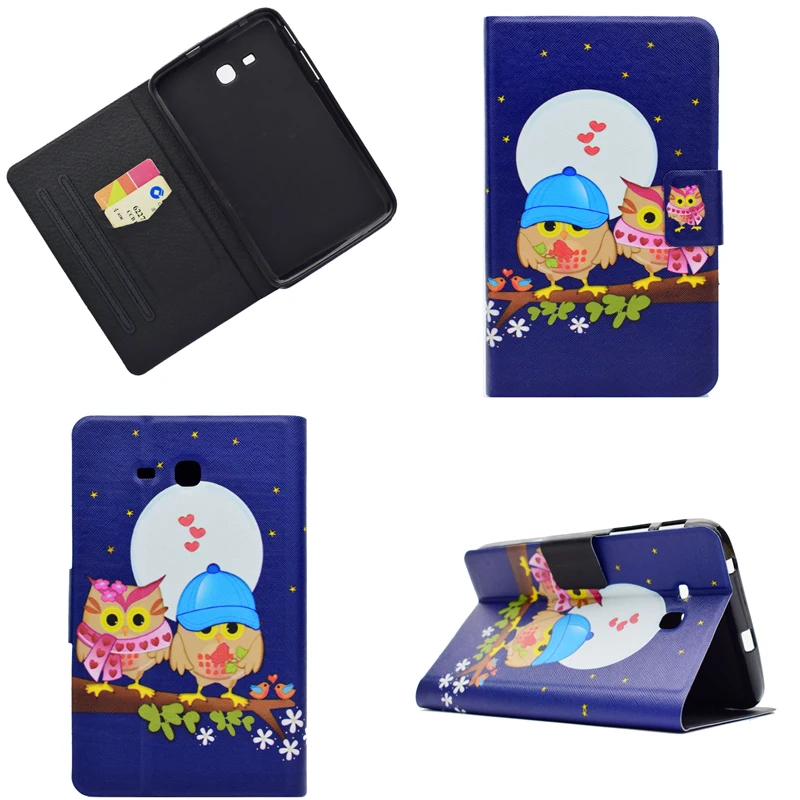 Умный чехол для Samsung Galaxy Tab 3 Lite 7 0 дюймов флип кейс T110 T111 &quot планшета книжка из