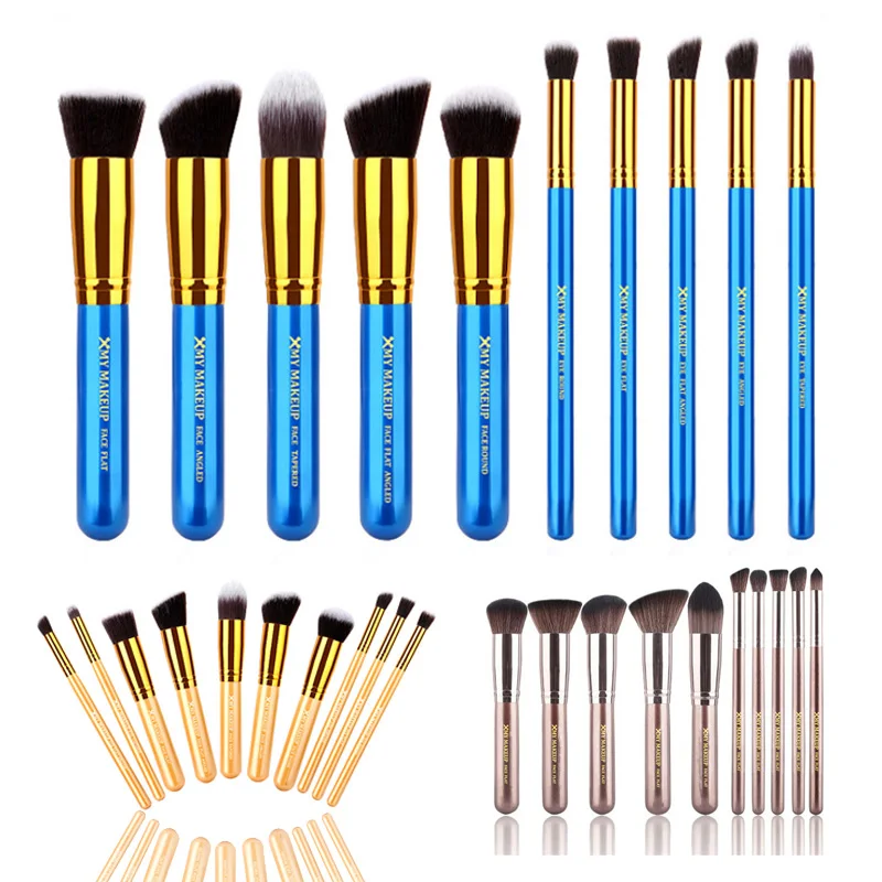 

10pcs Beauty 10 pcs Makeup Brushes Sets Pro Multifunctional Face Powder Eyeshadow Blush Foundation Brush Cosmetics Kits Tools